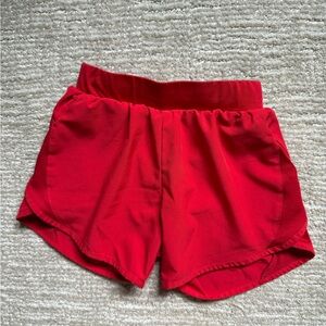 Zyia red girls shorts